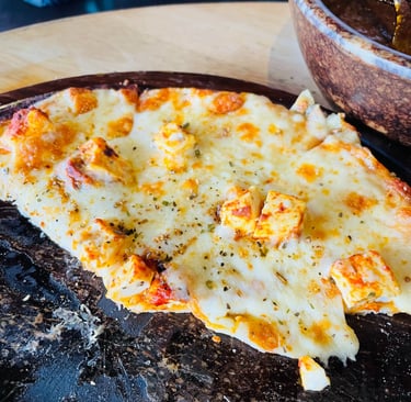 paneer pizza!