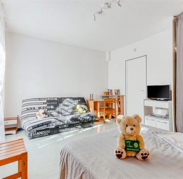 Gîte 3 personnes avec piscine au Lude