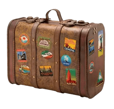 Valise pour les vacances à Bricabroc
