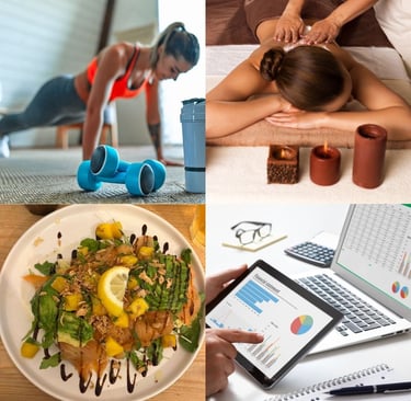 Coaching sportif + diétetique + massage 