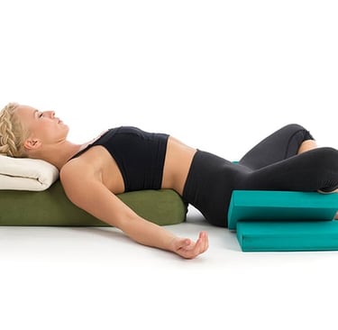 yoga pose with booster