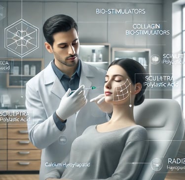 Aplicación de Bioestimuladores de Colágeno en Rostro