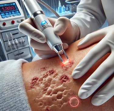 Atenuación de Cicatrices con Laser CO2 Fraccionado