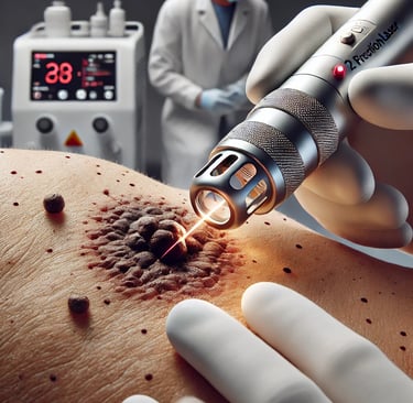 Eliminación de Lunares con Laser CO2 Fraccionado