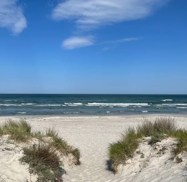 Strandzugang an der Ostsee in Juliusruh