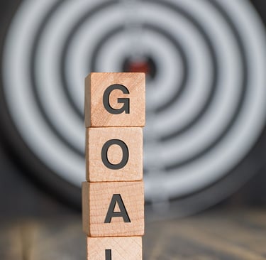 business-planning-concept-with-dartboard-wooden-cubes by 8photo