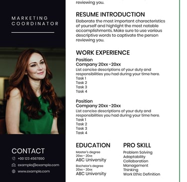 Resume-od a professional woman by Rawpixel.com on Freepic