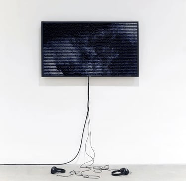 JOANNA WLASZYN DATA CLOUDS ART INSTALLATION