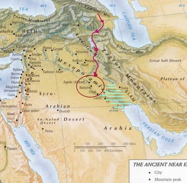 the land of Shinar (Ge 11:2)