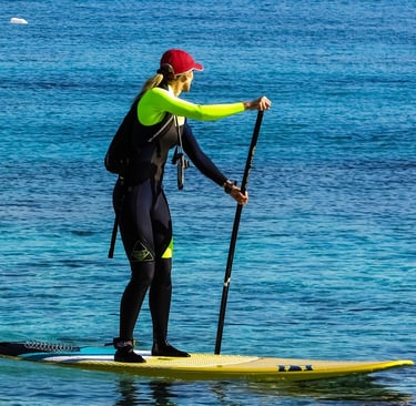 stand-up paddleboarding
