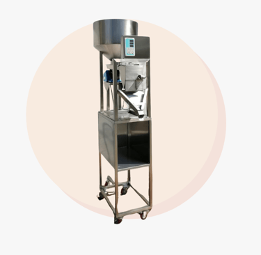 Dispensadora de granos semi automática