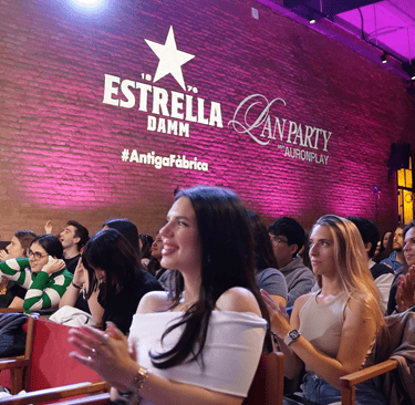 Lanparty de Auronplay en Estrella Damm