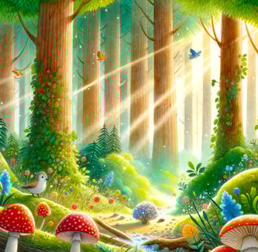imaginaire autour de la forêt en sophrologie pour enfant