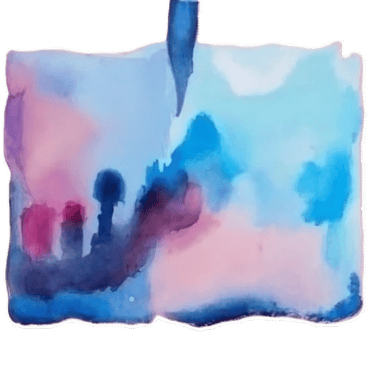 Gen AI watercolor - icon of story book