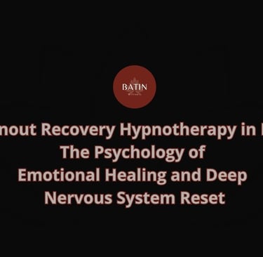 Burnout Recovery Hypnotherapy in Bali: The Psychology of Emotional Healing and Deep Nervous System Reset
