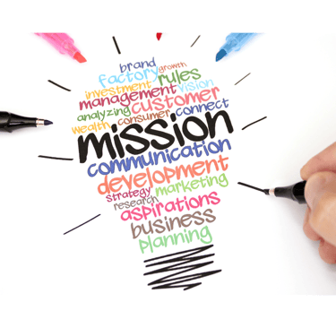 la mission d'une entreprise se concentre sur son approche actuelle pour servir ses clients, son équi