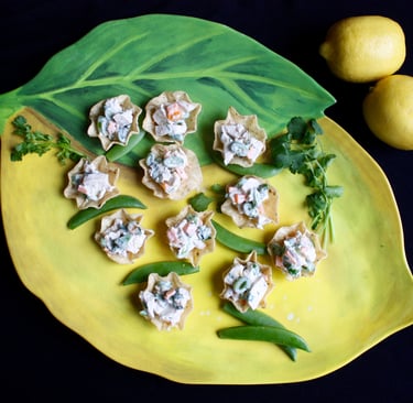 card game cup appetizers