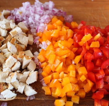 ingredients for Judith's dip