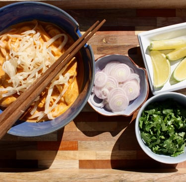 Khao Soi - Northern Thai Chicken Noodle Soup