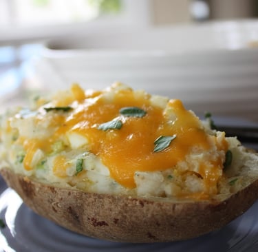 Mom's stuffed potatoes