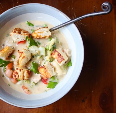 creamy rosemary vegetable soup