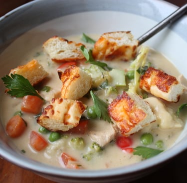 creamy rosemary vegetable soup