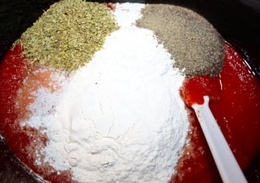 ingredients for Sam's sauce