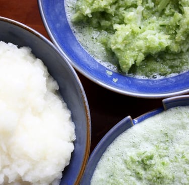 vegetables finely chopped for Sam's sauce