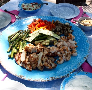 summer lettuce wrap spread