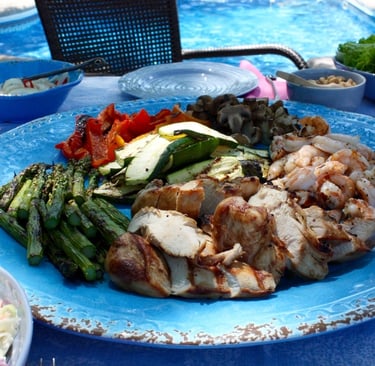 summer lettuce wrap spread