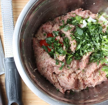 uncooked teriyaki turkeyballs