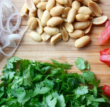 ingredients for vermicelli salad