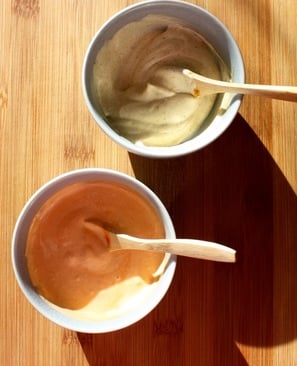 2 types of dip for zucchini fingers