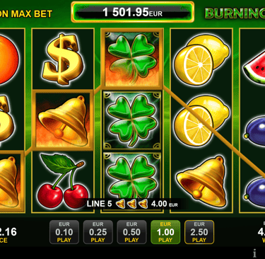 Klasik slot Burning Hot'ta kazanan kombinasyon x50