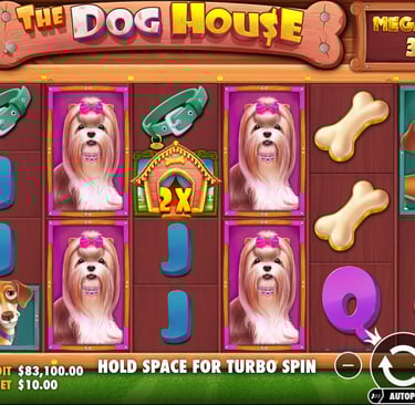 The Dog House Megaways'te 12.305 kat kazançlı bonus oyunu