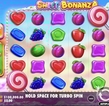 Sweet Bonanza'da x1000'e kadar artan çarpanlar - bir kazanç örneği