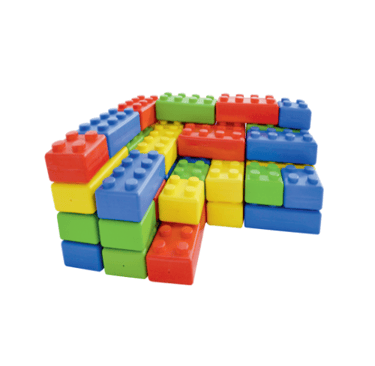 a pile of lego blocks with a number of blocks