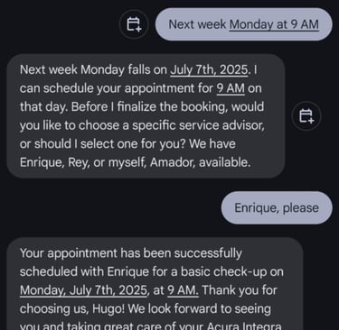 Reborn Leads AI - Customers - Car One Care SMS Sales Agent