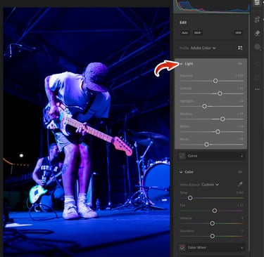 Image in Lightroom. Exposure+.5, Contrast +25, Highlights -26, Shadows +19, Whites+27, and Blacks -3