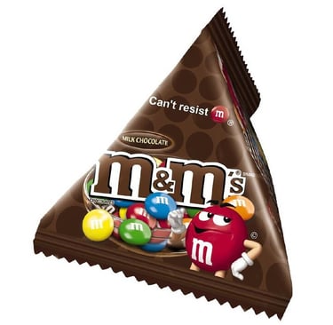 M&M's Candy Triangular Pouch
