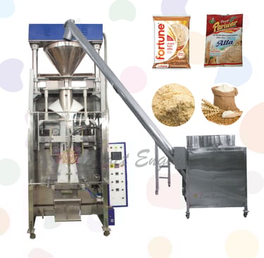 Collar type Machine with Servo Auger Filler and Screw Feeder