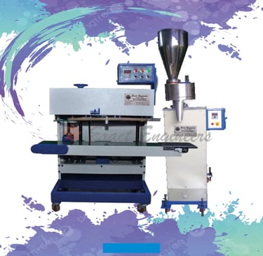 Band Sealer Machine With Volumetric Cup Filler 