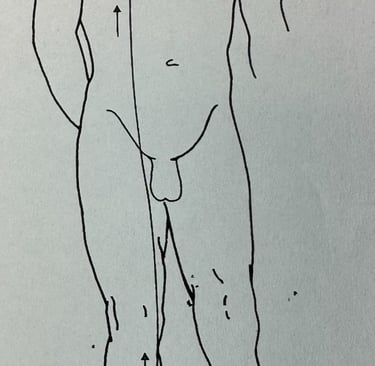 Yin Qiao Mai (Yin Heel Vessel): how we stand in relation to ourselves and to rest.