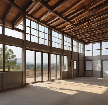 white concrete building