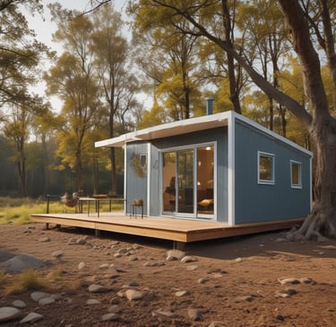 a small model of a house with a roof