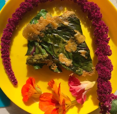 Growing your own food is a great way to eat healthy. Klara loves using plants to create meals