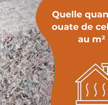 quantité de ouate de cellulose au m2 
