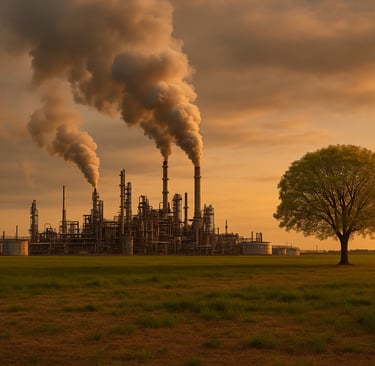 refinería-cambio climático-sostenibilidad