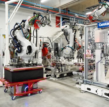 a machine that is sitting in a factory
