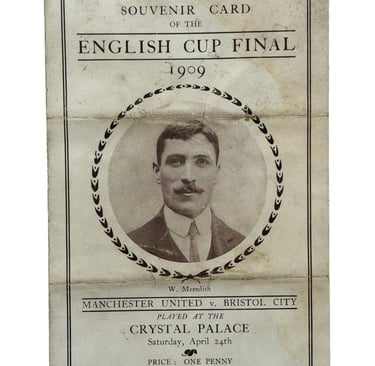 Manchester United 1909 FA Cup Final Programme